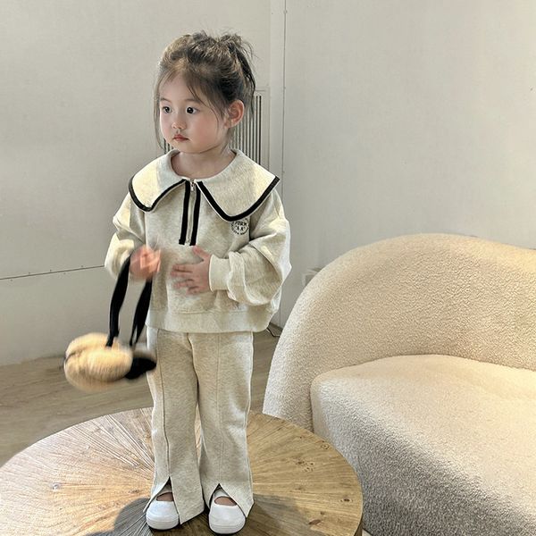 179 children&#039;s clothing baby doll collar sweater pants two-piece autumn girl suit female