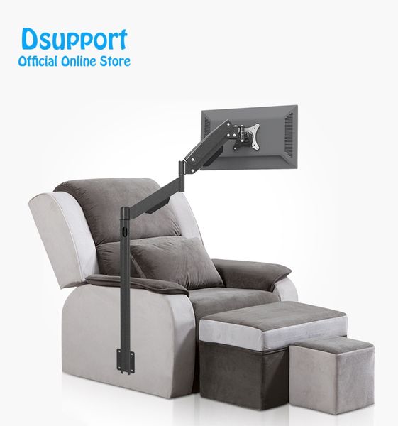 Heavy Duty 13&quot;-27&quot; LCD Monitor Floor Stand - Sofa side Fixed TV Mount Computer Monitor Holder Arm LD216