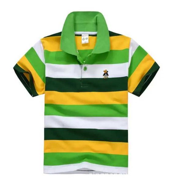 Polos High quality T-shirt shorts seven pieces Kds boys polo school uniform cotton shirt 3 4 5 6 7 8 9 10 12 14 years WX5.29