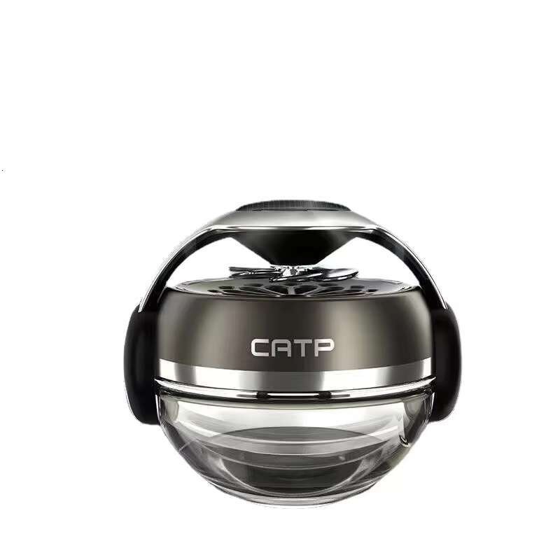 Long-Lasting Car Air Freshener ABS Quality Cool Musical Headphone DesignRotating Glass Bottle Interior Accessory With Perfume