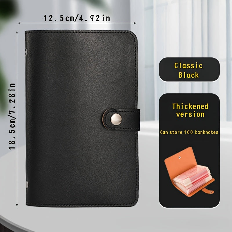 TEMU Can Store Banknotes, Stamps, And Bank Cards. Upgraded And Thickened Super Large Capacity Cash Storage Notebook. Multiple Colors, Bright Colors -