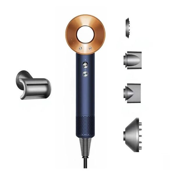 Hair Dryers Hair Dryers High Quality Designer Fashion Salon Anion Mutehairdryer Care Electric Drier Quick-Dry Safety Egative Ionic Professio