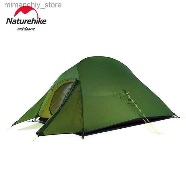 Tents and Shelters Naturehike Cloud Up 2 Person Tent Outdoor Camping Tent Ultralight 2 Person 20D Tent Free Standing Hiking Travel Backpacki