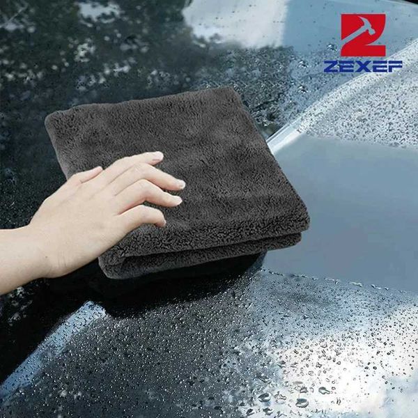 Cleaning Cloths ZEXEF Thicken Microfiber Towel Ultra-Soft Car Washing Cloth 40x40cm Scratch-Free Drying Cloth for Car Detailing Cleaning Rag