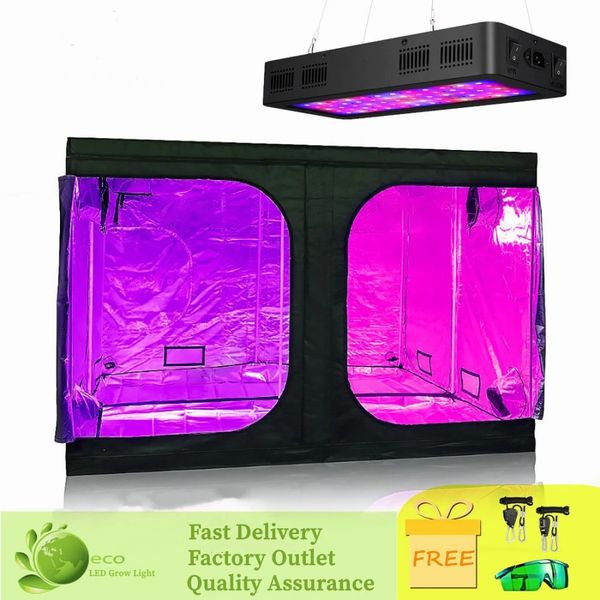 LED Grow Lights Full Spectrum For Plants Veg-Bloom 410-730nm IR-UV Grow Tent For Greenhouse Hydroponics Grow Lamp Indoor Plant Flowers