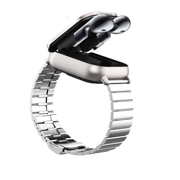 D8 smartwatch headset 2-in-1 full screen touch Bluetooth call sports watch heart rate and blood pressure