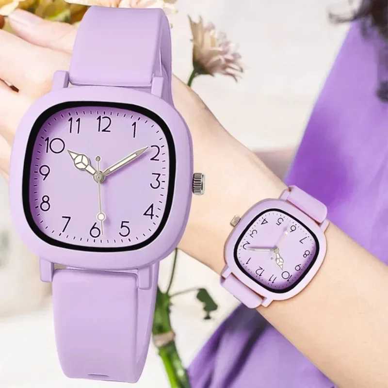 Fashion Women Watch Silicone Quartz Wristwatches for Women Clock Gift Candy Color Sport Ladies Watches Reloj MujerX240920