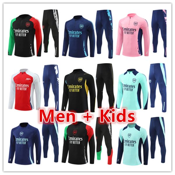 24 25 ArsenalL SAKA soccer tracksuit MARTINELLI 2025 football shirt Men Kids kit ODEGAARD G.JESUS ZINCHENKO SALIBA RICE HAVERTZ CALAFIORI Ja