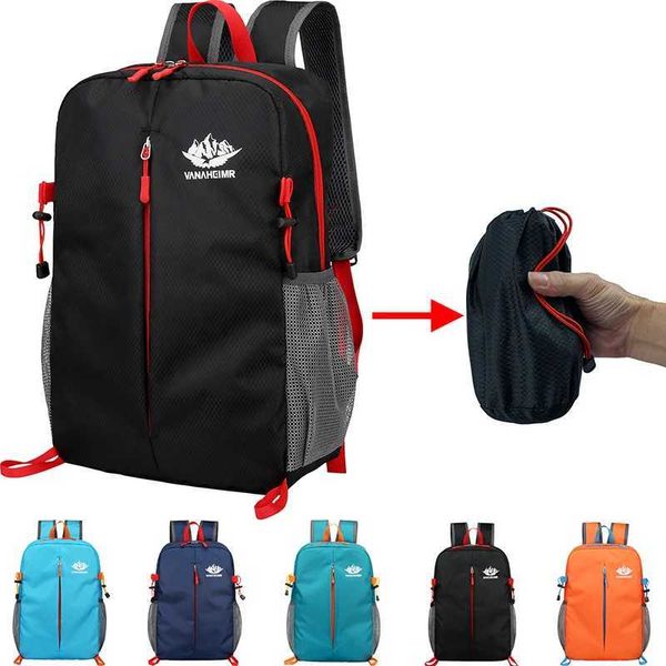 15L Portable Day Pack Foldable Backpack Folding Mountaineering Bag Ultralight Outdoor Cycling Rucksack Travel Knapsack HikingXJ240823