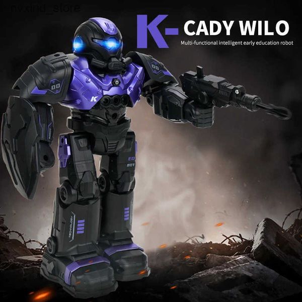 Electronics Robots JJRC R20 Samrt Intelligent Rc Robot Infrared Sensor 2.4G Wireless Remote Control Programming Robot Model Boy Toys for Boy