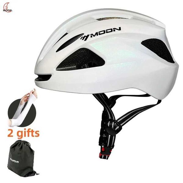 MOON New Ultralight Cycling Helmet Safety Cap Bicycle Helmet for Women Men Racing Bike Equipments Road MTB Adult Bike Helmets Y240919