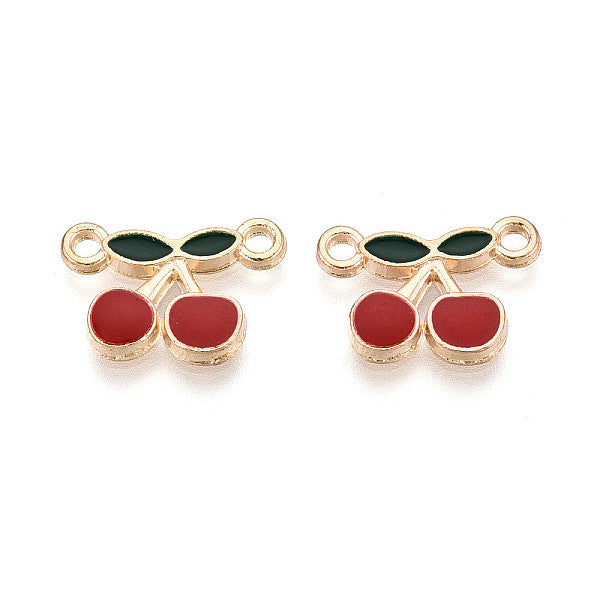 Legierung Emaille Obst Verbindungsstück Charms