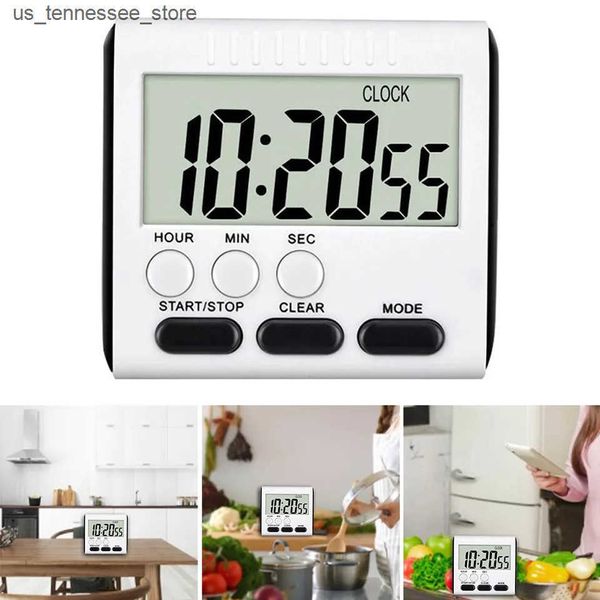 Timers Digital Kitchen Timer Magnetic Digital Timer LCD Screen Digital Magnet Clock Cooking Countdown StopWatch J241116