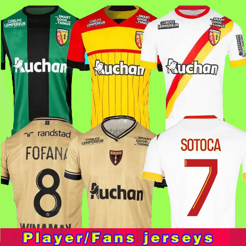 2022 RC Lens third away maillot soccer jerseys 22 23 Saint-Barbe special KAKUTA OPENDA 11 GANAGO SOTOCA FOFANA GRADIT FORTES Football Shirts 2023 ki