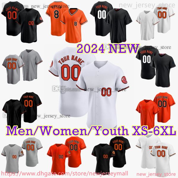 35 Adley Rutschman Jersey Custom S-6XL 2024 City Connect Baseball Jerseys Stitched Brooks Robinson Jackson Holliday Ryan Mountcastle Felix B