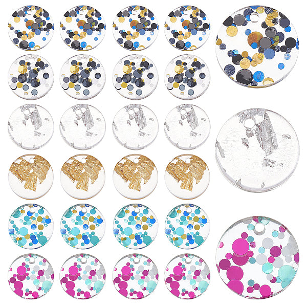 48 Stück 6 Stil Zelluloseacetat (Harz) Charms