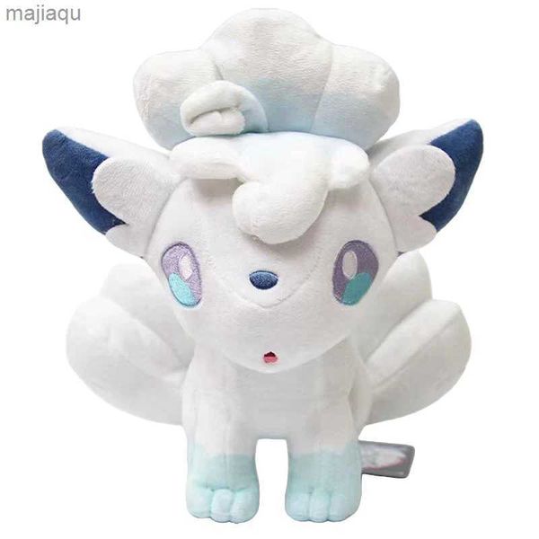 Plush Dolls Alola Ice Vulpix Plush Doll Pokemon Stuffed Toy Kawaii White Fox Ragdoll Christmas GiftL2404