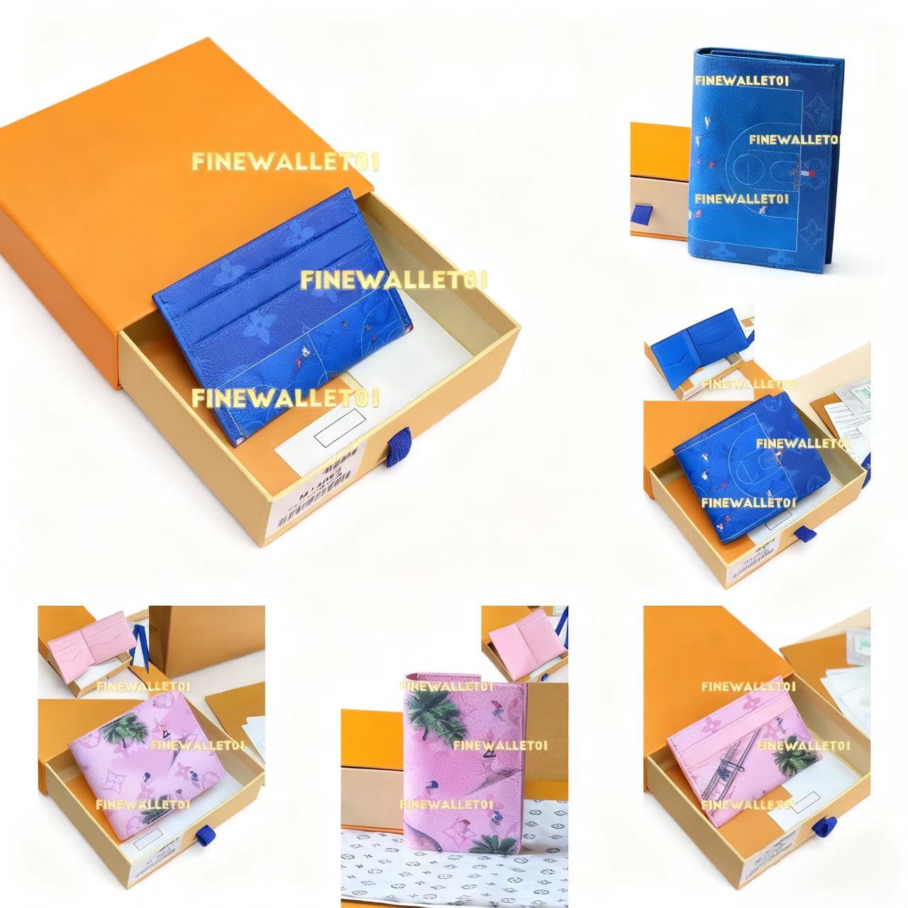 Top holiday sports series style football model card holder passport bag designer eallet golf swimming wallet ski walle card pack cardholder Deluxe c