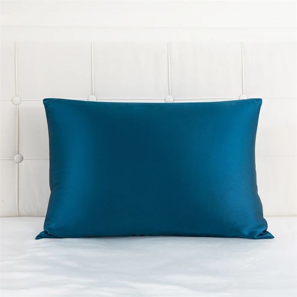 100% Natural Mulberry Silk Pillowcase y 6A 25 Momme Pillow Cover for Hair and Skin With Hidden Zipper Cases 241029