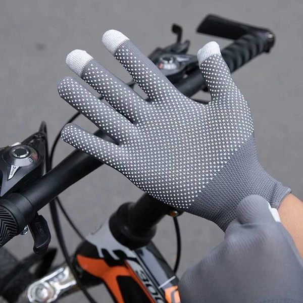 Anti-Slip Cycling Gloves Light Thin Bikes Bicyc Sports Gloves Outdoor UV Protection Fishing Riding Motorcyc Gloves WindproofXJ241008