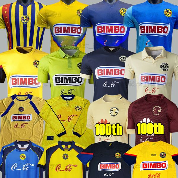 2016 17 Retro Club America soccer jerseys 2013 14 15 S.CABANAS 1998 99 long sleeve ZAMORANO 2006 Special Football Shirts 2001 02 04 05 CHUCH