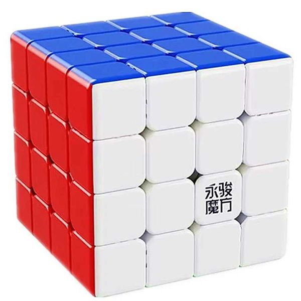 Magic Cubes Yongjun zhilong 4x4 M Core magnets Speed Cube Stickerless Professional Magic Cube Puzzles Colorful Educational Toys For Children