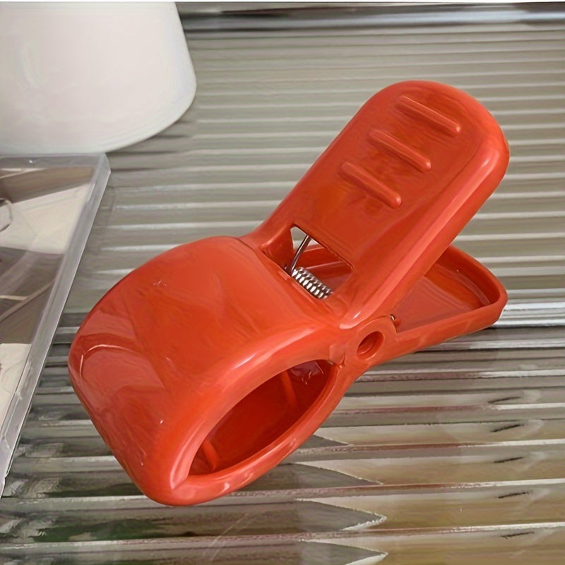 TEMU Large Colorful Cartoon Hair Clips For Women - Cute Ponytail Holders And Styling Accessories, Made Of Durable Plastic, Oval-shaped.