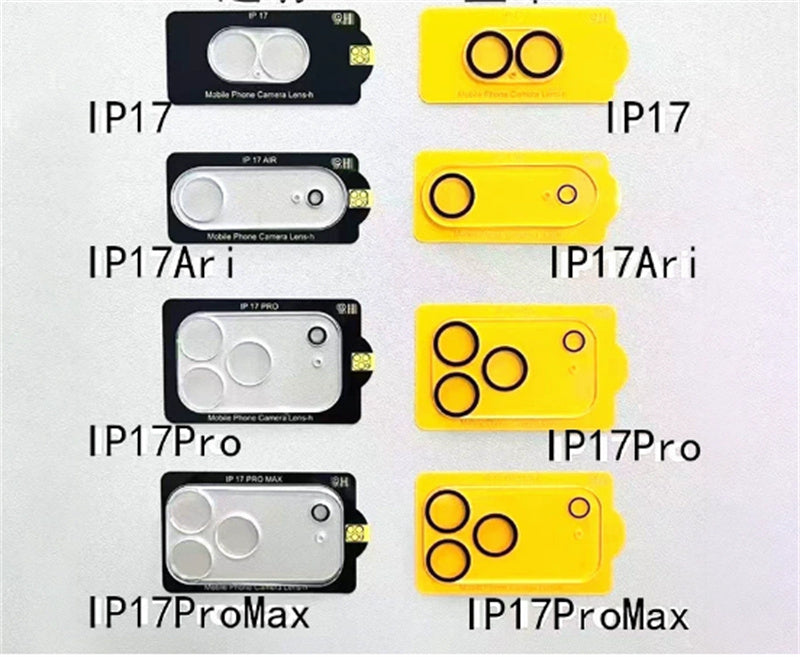 for iphone17 3D Full Coverage Screen Protectors Clear Transparent Camera Lens Tempered GlassWith Flash Circle Protector for iphone 11 12 pro max