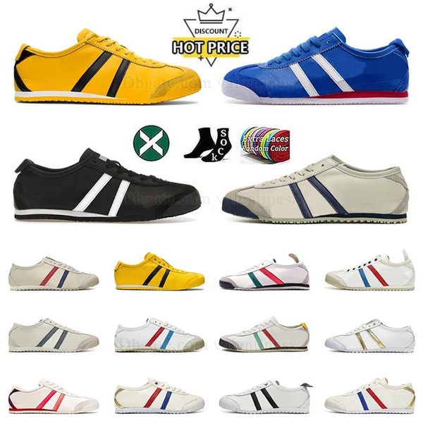 Dhgate Sneakers Running Shoes Tiger 66 Lace-up Tennis Mexicos Tigers Mexico 66 New Designer Japan Fashion Men Luxury Chaussure White Zapatos