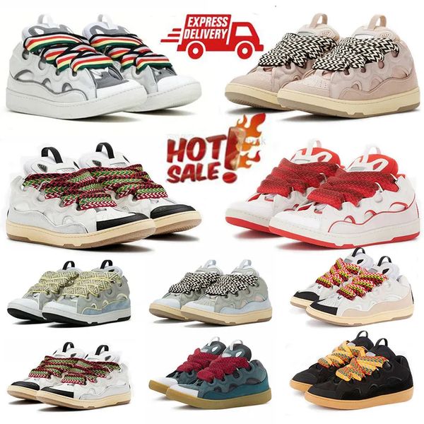 Designer Shoe Curb Man Woman Sneaker All Black White Grey Pink Khaki Mango Leopard Print Mens Womens Luxury Trainers Casual Sports