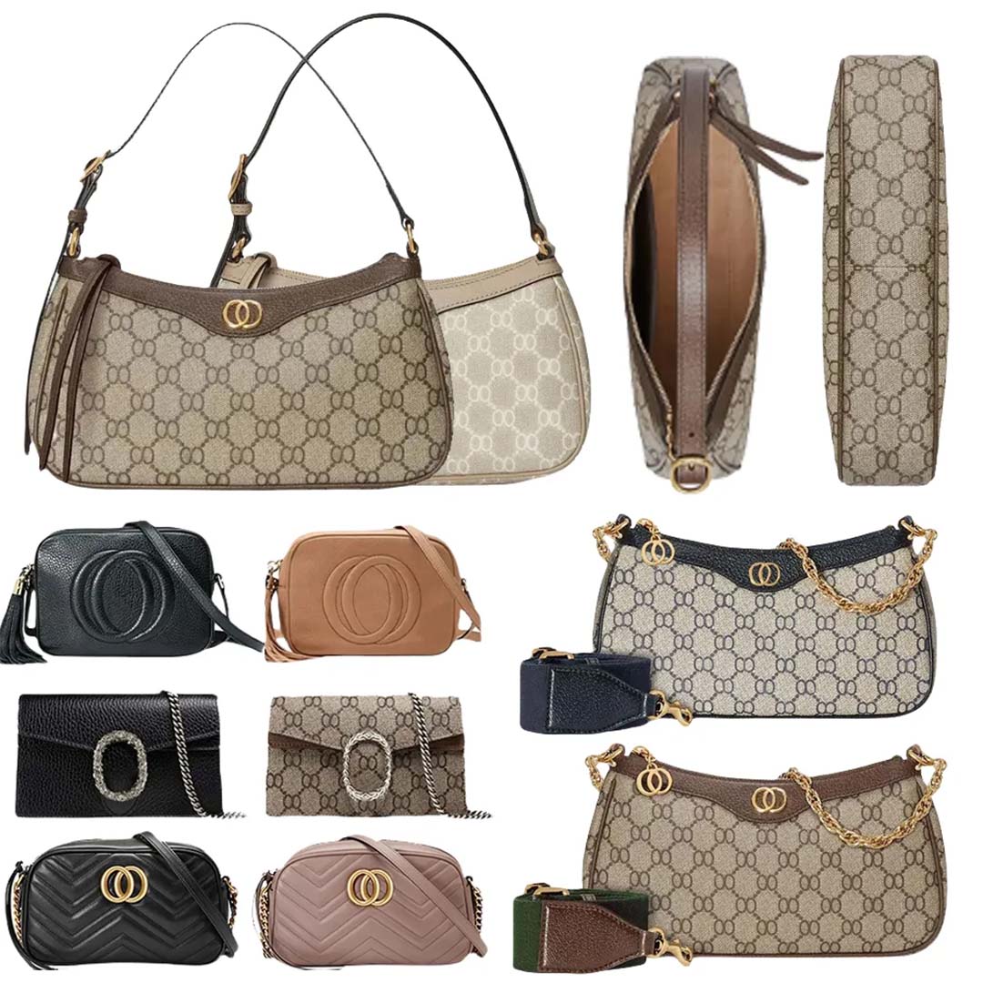 Designer bag Women&#039;s Armpits Bag Classic Brown Wallet Shoulder bag Date Code Handbag Purse Shoulder Printing Cross body Messenger Luxurys Desig