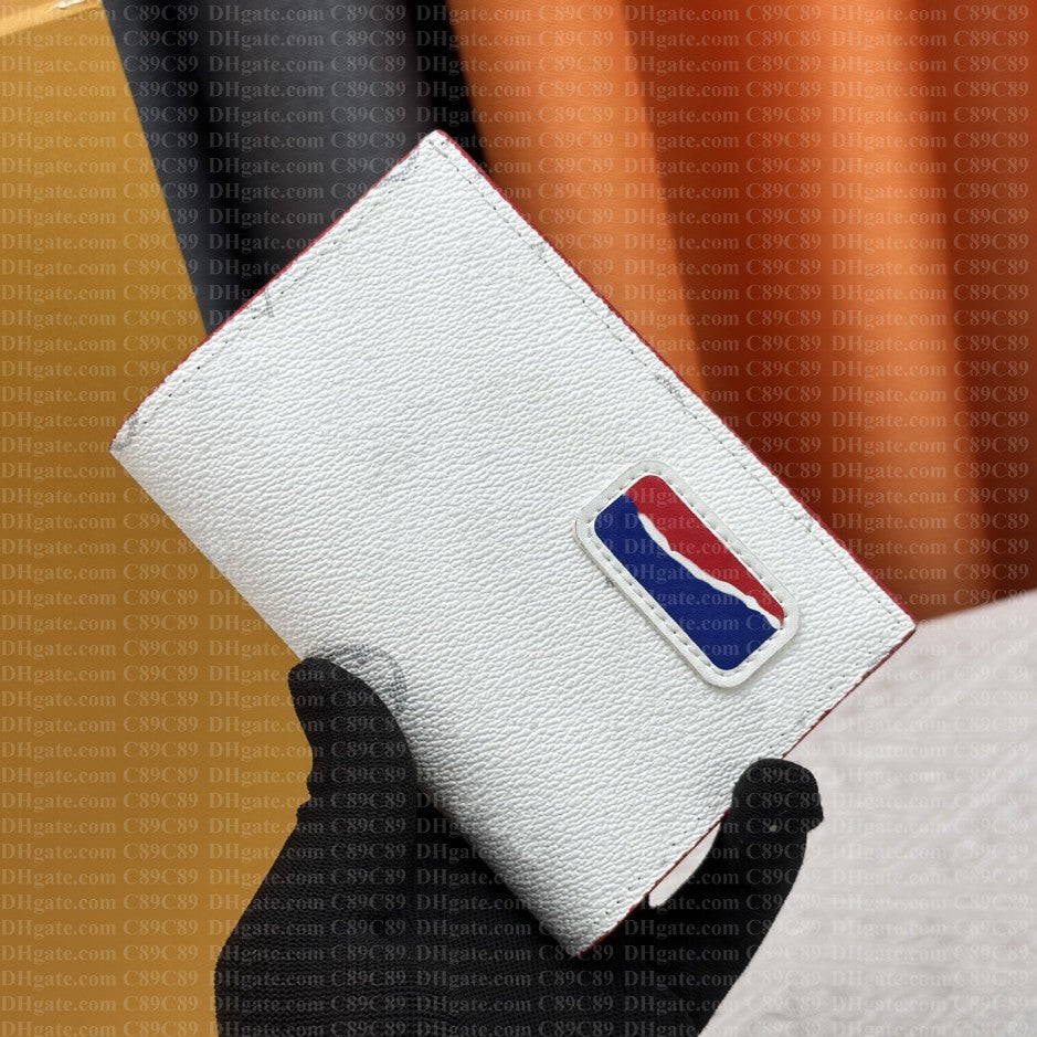 Designer Passport Holders Passport booklet women White Wallets Leather passport cover brand credt card holder men business passport holder wallet Wi