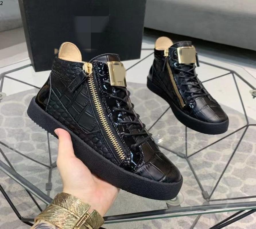 Giuseppe Casual shoes Real leather Sneakers men shoes chaussures de designer Loafers martin Frankie The odile grain diamond a2362078618