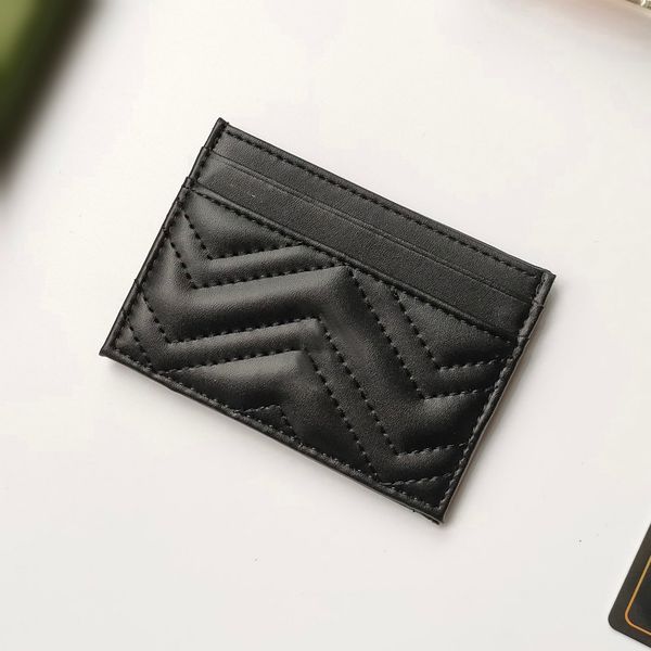 Card Holder Designer Wallets For Women Coin Purse Mini Bag High Quality Genuine Leather Golden Letter Cardholder Luxury Womens Bags With Key