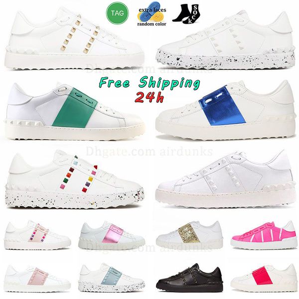 Top quality Open Sneaker Designer Shoes Women Men Casual Vintage Black White Pink Skate Pink Badmintom Sports Skateboarding Sneakers size 35