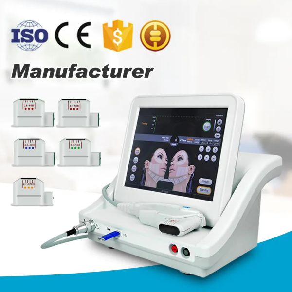 HIFU machine with Cartridges 3 or 5 Heads Ultrasound Therapy to Skin Lifting Wrinkle Removal Skin Care Beauty Machine