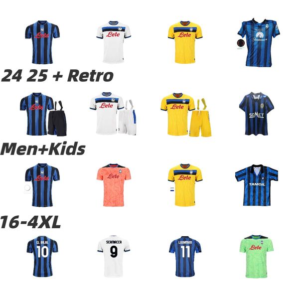 24 25 Atalanta B.C. Soccer Jerseys KOOPMEINERS L.MURIEL BOGA Football Shirts LOOKMAN DE BC KOOPMEINERS KETELAERE ROON HOJLUND PASALIC DUVAN