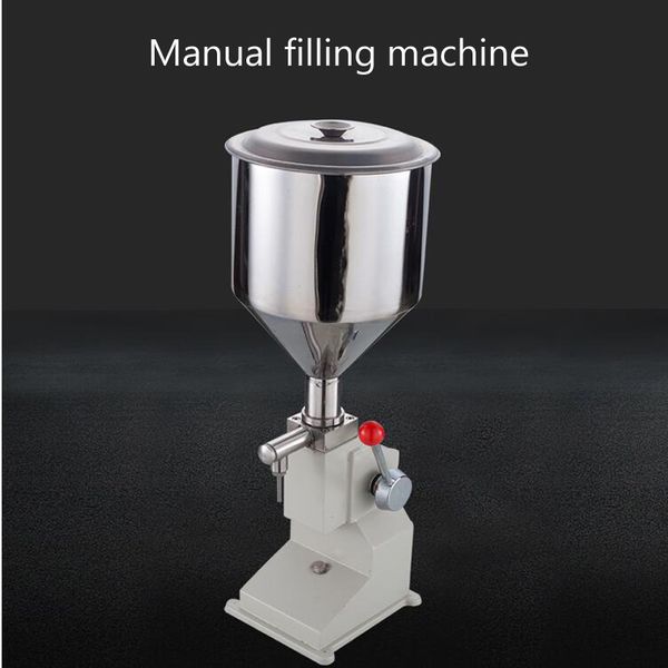 Manual Cream Honey Paste Filling Machine Shampoo Liquid Cosmetic Paste Oil Honey Drink Perfume Hand Press Filler