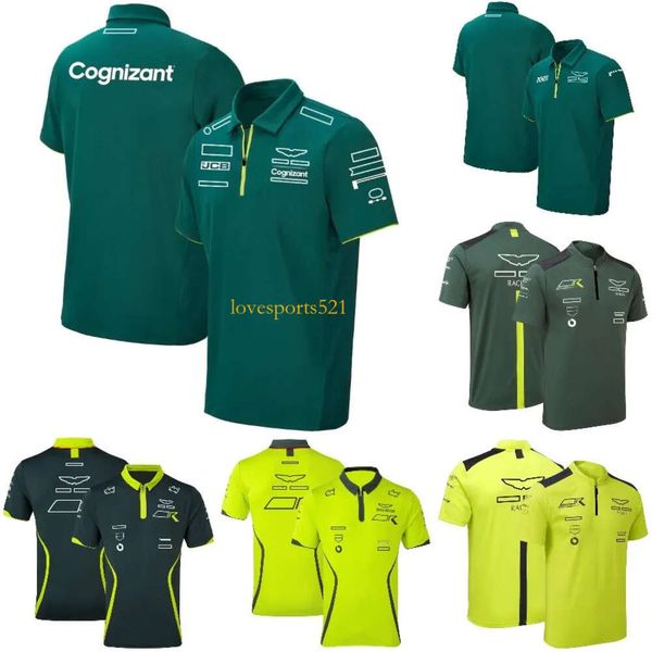 T-shirt Racer Short Sleeved Formula 1 T-shirts Team Polo Shirts Customized F1 Breathable T shirt Outdoor Sports Motocross Jersey