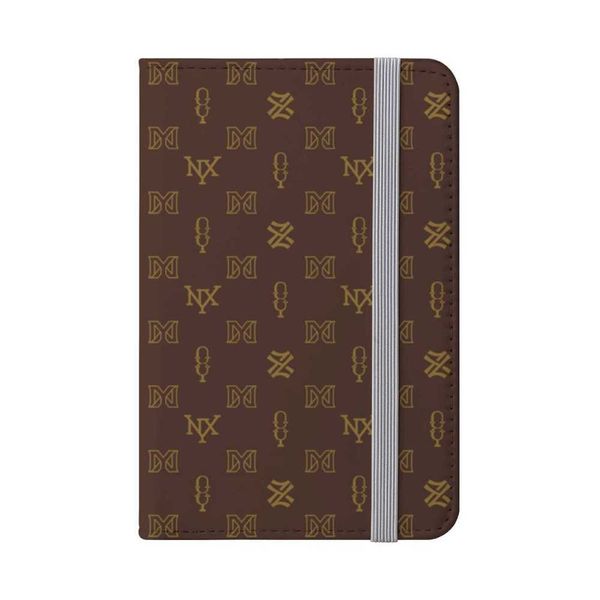 NXY Leather Card Holder Letter Print Bank Credit Card Multi Slot Slim Card Case Wallet Women Men Business Card Cover Hip