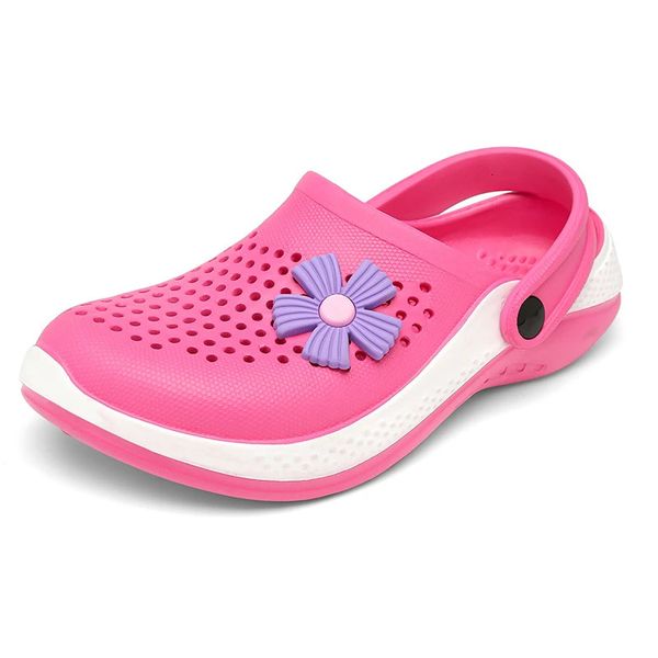 2023 Summer Women sandals beach loafers flat garden jelly shoes outdoor couples wading slippers 241118