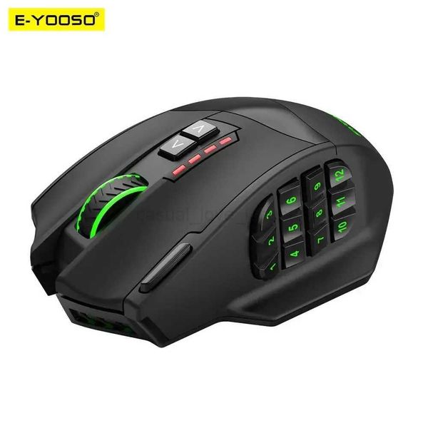 E-YOOSO X-33 RGB USB 2.4G Wireless Gaming Mouse 16000 DPI 16 Buttons Programmable Game Optical Mice for Computer PC LaptopCL240720