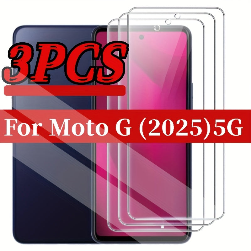 TEMU 3pcs Screen Protector Glass For Motorola Moto G(2025) 5g Tempered Glass Film