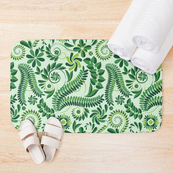 Anti-slip Bath Mat Bathroom Small Rug Shower Mat Kitchen Mat Bedroom Balcony Room Mat Boho room mat Bathtub toilet rug Foot Mat