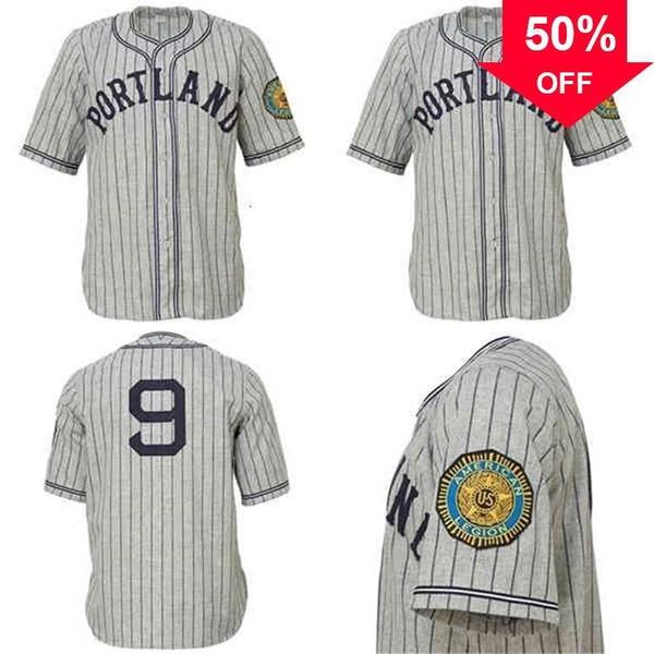 Xflsp GlaA3740 Portland Beavers 1932 Road Jersey Shirt Custom Men Women Youth Baseball Jerseys Any Name And Number Double Stitched