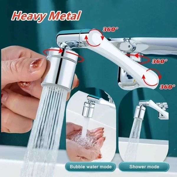 Household Universal Rotation Faucet Sprayer Head For Washbasin Faucet Extender Splash Bubbler Nozzle Kitchen Tap 22-24mm AdaptorC241211