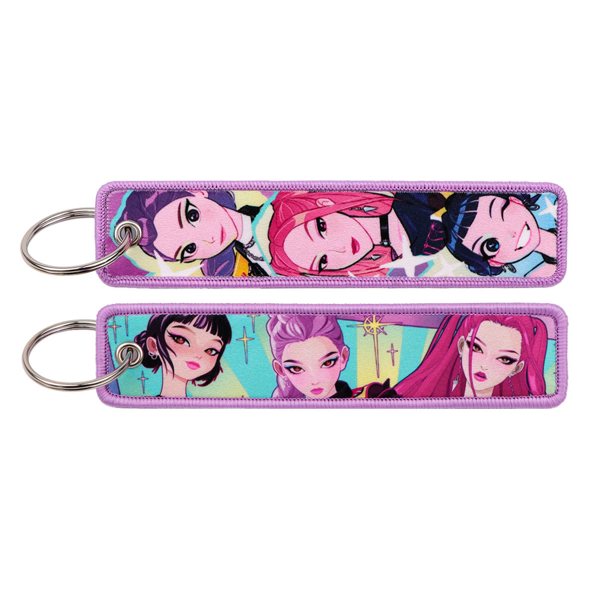 Anime key tags cartoon keychain key tag Cute Anime Movies Games keychain keyring Collect Cartoon accessory accessories J1