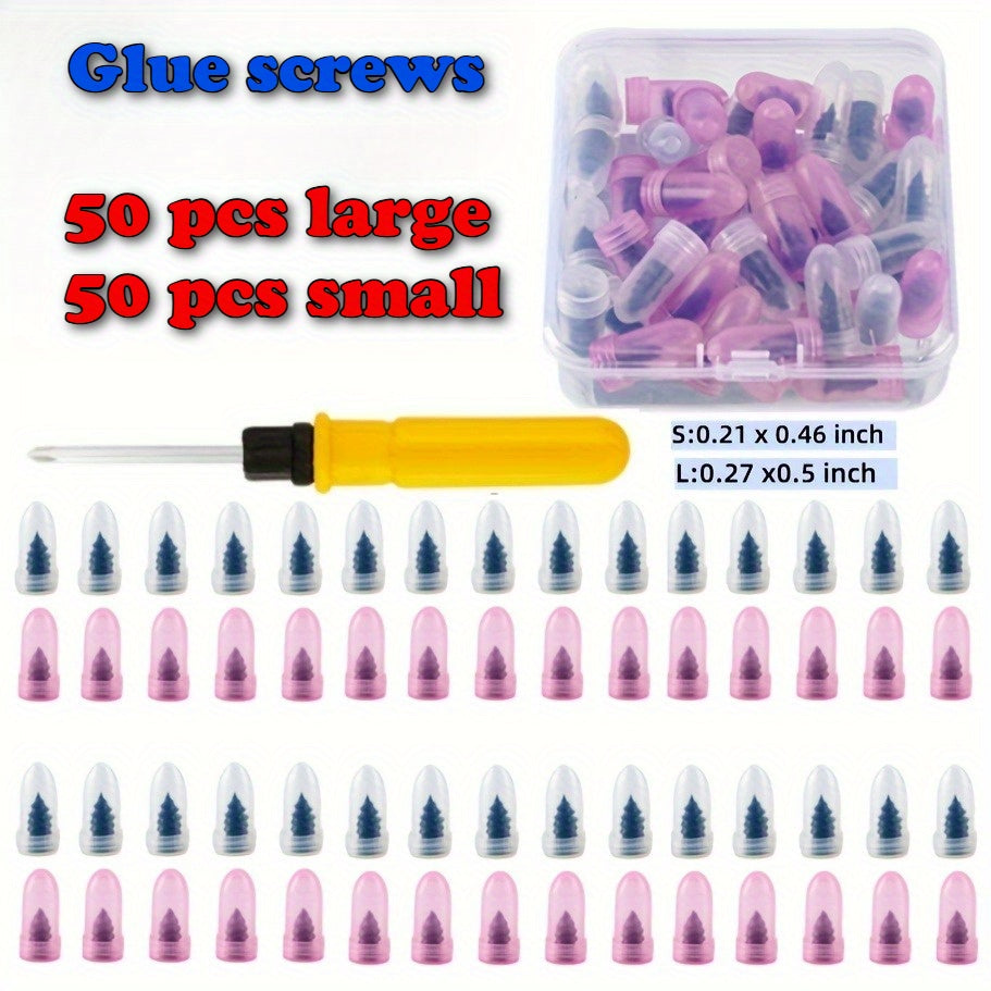 TEMU 100pcs Tire Fix Rubber Nails Mushroom Nails Durable Tire Repair Plug, Protective Tire Fix Kit For Cars, Motorcycles, Bicycles And Scooters Tool,