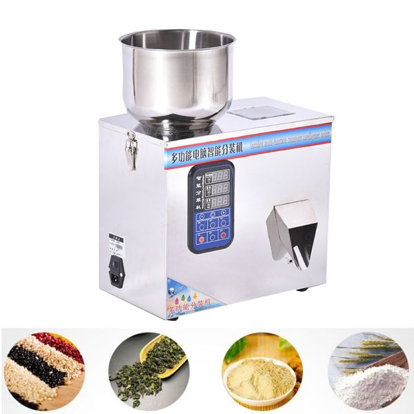Automatic Filling Machine Food Sugar Spice Powder Coffee Bean Rice Pouch Grain Granule Particle Sachet Tea Bag Packing Machine 1-50g