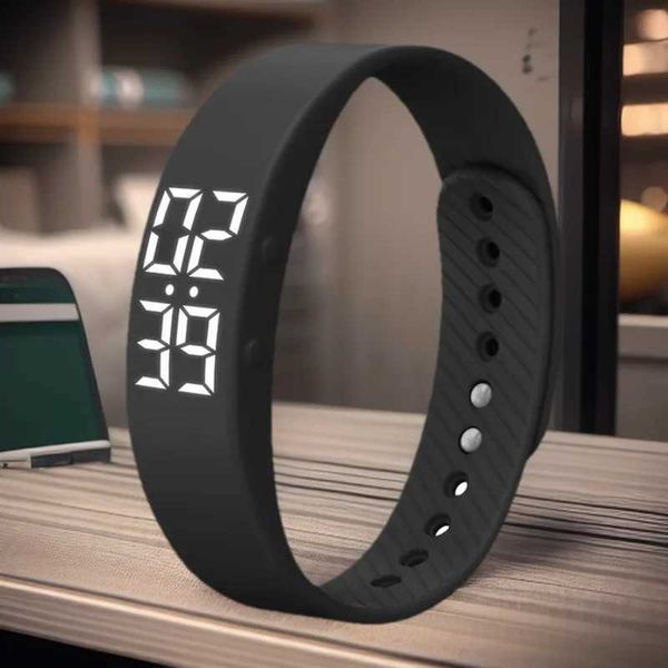 High Quality Smart Scooter Bracelet Suitable for Men Real time Distance Silent Clock Environment Friendly Silicone USB Direct Charging O2411